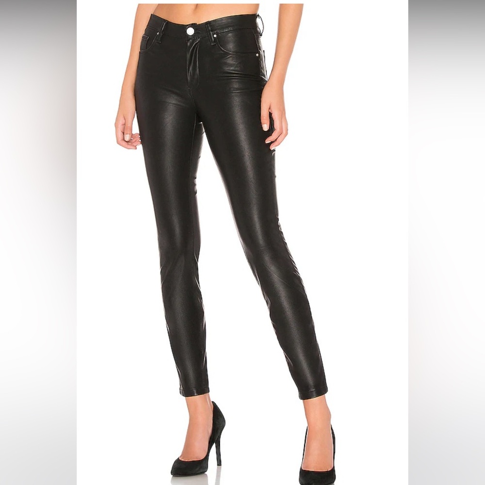 BLANKNYC faux leather mid-rise skinny jeans - 26